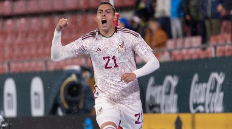 Funes Mori reapareció con la Selección mexicana marcando un gol en el amistoso de media semana frente al equipo de Irak. IMAGO7/E. Espinosa