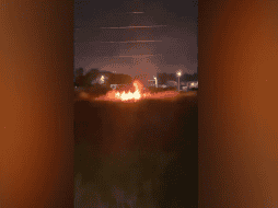 El hecho ocurrió el pasado miércoles 9 de noviembre y fue grabado por vecinos de la calle Michoacán, en Ciudad Obregón. TWITTER