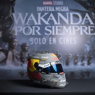 Sergio “Checo” Pérez lucirá hoy el casco inspirado en “Pantera Negra: Wakanda por siempre”