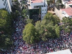 Los manifestantes se dijeron comprometidos por la causa para evitar que la democracia del país sea puesta en riesgo. EL INFORMADOR / A. Navarro