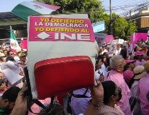 Miles de personas han salido a las calles de la CDMX. EL INFORMADOR / C. Zepeda