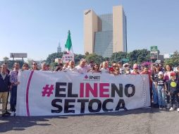 Hoy se llevó a cabo la manifestación en contra de la reforma electoral. EL INFORMADOR/C. ZEPEDA