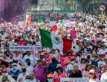 En al menos 25 ciudades del país marcharon en contra de la reforma electoral. EL UNIVERSAL