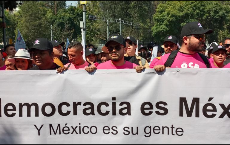 Hagamos participó en la Ciudad de México en la marcha 