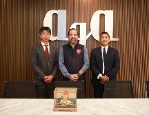 Takashi Ichinose, Marcelo Garciarce y Hiroshi Ikegawa. GENTE BIEN JALISCO/Tony Martínez