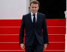 Emmanuel Macron llega a la isla indonesia de Bali para participar en la cumbre del G-20. AFP/L. Marin