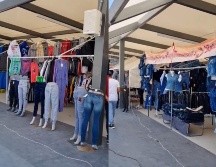 Además, el usuario señaló que en los puestos se vende mercancía pirata con el consentimiento de las autoridades. ESPECIAL