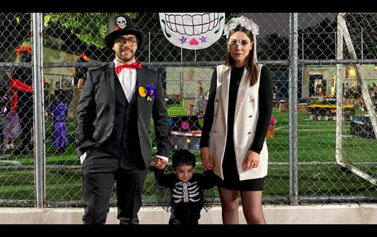 Enrique Alcocer Rodríguez, Enrique Alcocer Díaz y Denisse de Alcocer. CORTESÍA