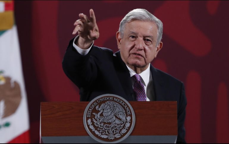 López Obrador señala que se están tomando decisiones porque está relacionado con el retiro de aranceles a productos importados para que haya alimentos más baratos y con esto una reducción a la inflación. EFE / M. Guzmán