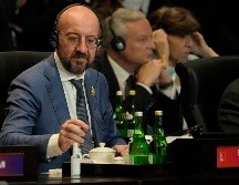 El presidente del Consejo Europeo, Charles Michel, durante la cumbre del G20 en Bali. AP/D. Alangkara