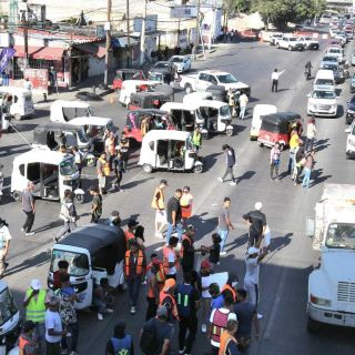 ¡Prevén tráfico! Mototaxistas harán otra protesta en López Mateos este miércoles