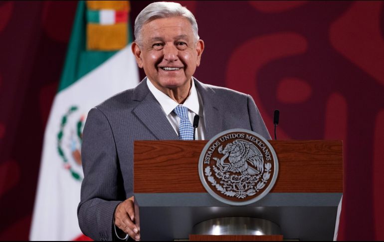 El Presidente Andrés Manuel López Obrador anunció hoy que encabezará una marcha el próximo 27 de noviembre, del Ángel de la Independencia al Zócalo de la Ciudad de México. EFE / Presidencia de México