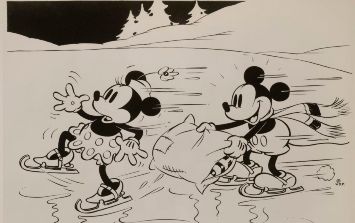 dibujos de amor de minnie mouse y mickey mouse