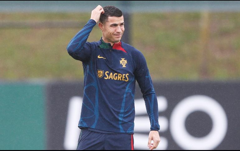 Cristiano se unió a la concentración de Portugal el pasado lunes y desde entonces participó en todos los entrenamientos. EFE / A. P. Santos