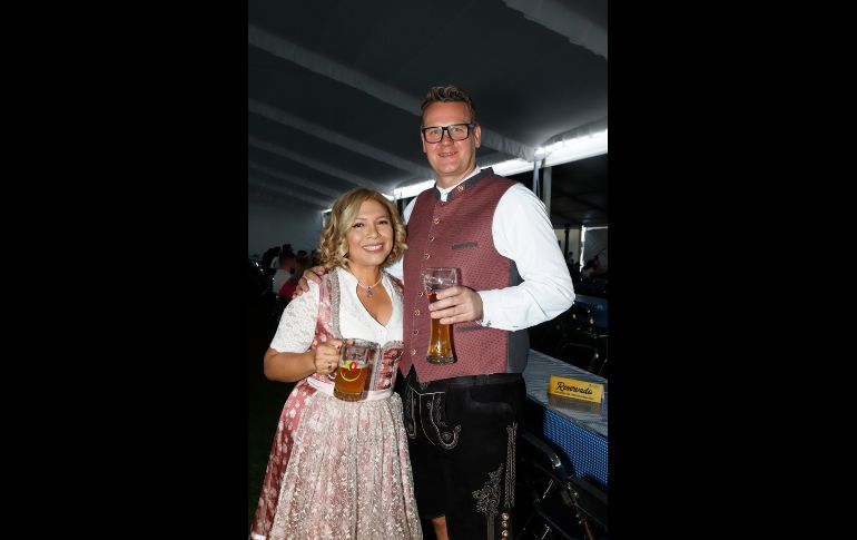 Patricia y Marc Budenz. GENTE BIEN JALISCO/Claudio Jimeno