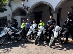 Las motocicletas comenzarán a usarse en operativos este Buen Fin 2022 y en la Macroplaza, donde habrá varias ofertas. ESPECIAL