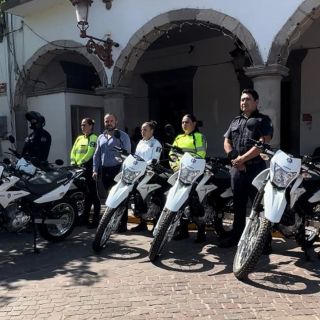 Entregan en Zapotlanejo seis motocicletas para reforzar la vigilancia