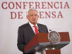 López Obrador asegura que hará una reforma a las leyes secundarias en materia electoral para establecer el voto electrónico, debido a la negativa del PRI y PAN de aprobar su reforma constitucional en la materia. SUN / G. Espinosa