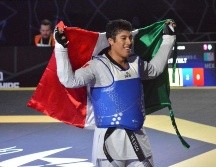 El mexicano Carlos Sansores subió a lo más alto del podio dentro de la división de los +87 kilogramos. CORTESÍA