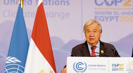 António Guterres, espera que las naciones dejen de culparse y “pacten”. AFP