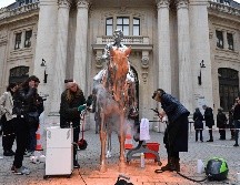 La acción sobre la escultura de Charles Ray, 