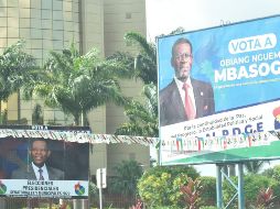 Uno de los candidatos es Teodoro Obiang, quien busca su sexto mandato consecutivo, dirige el país desde 1979. AFP / S. Obiang