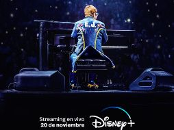“Elton John Live: El show de despedida” ya está disponible en Disney+. ESPECIAL/THE WALT DISNEY COMPANY MÉXICO.