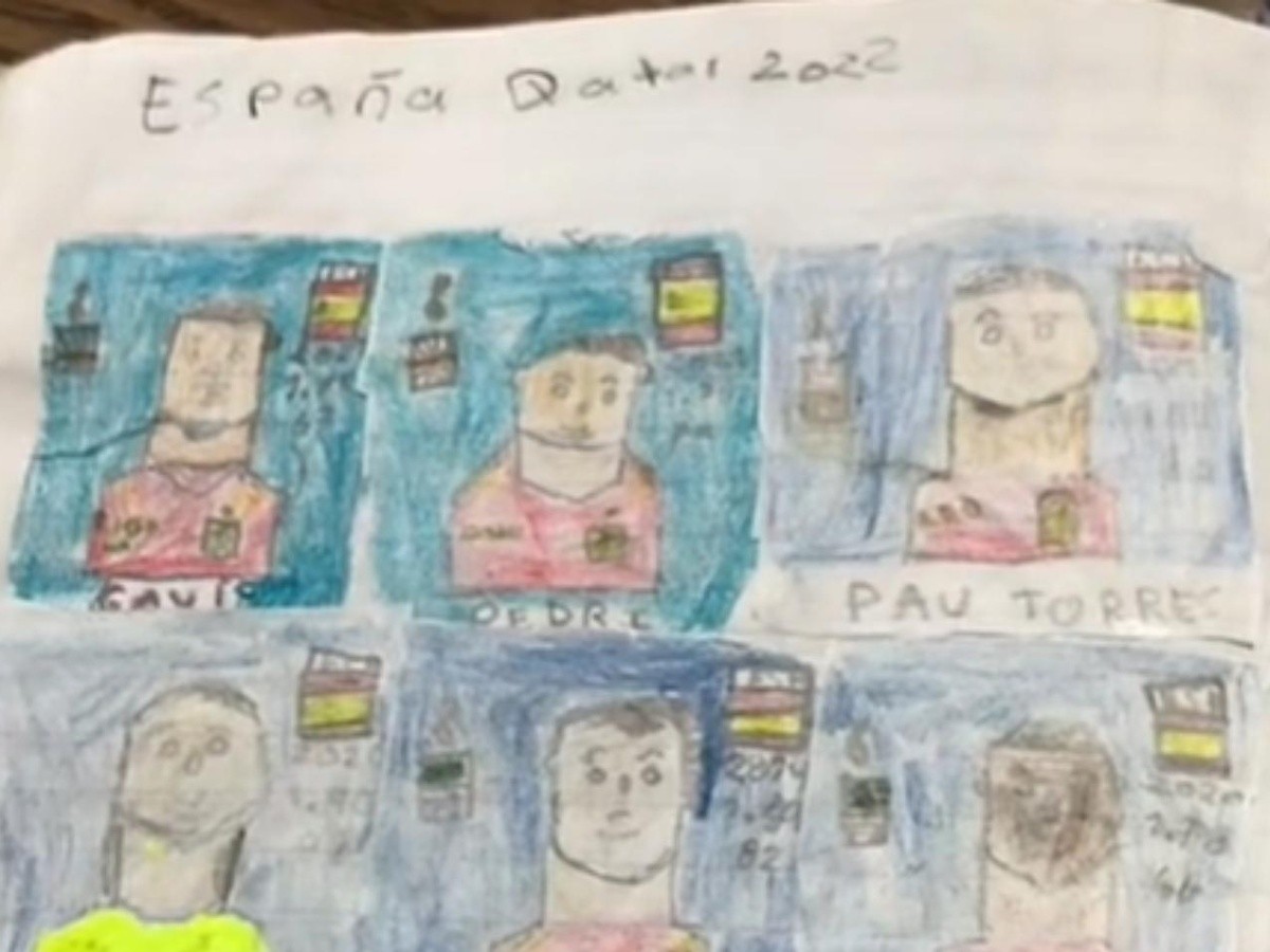 Viral: Niño hace su álbum del Mundial y dibuja a toda la Selección Mexicana  (VIDEO) | El Informador