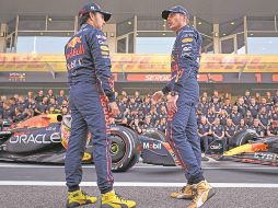 Sergio Pérez y Max Verstappen afirman que lo ocurrido en Brasil ha quedado atrás. AFP
