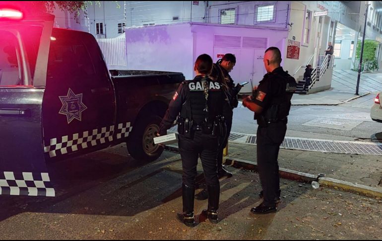 Como parte del Operativo Buen Fin y el programa Traslado Seguro se mantiene vigilancia en las inmediaciones de las instituciones bancarias. ESPECIAL / Policía de Guadalajara