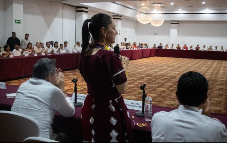 Claudia Sheinbaum impartió su conferencia magistral 