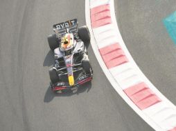 Sergio Pérez tuvo una buena clasificación y parte en la primera fila, solamente detrás de su compañero de equipo Max Verstappen. AP
