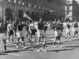 Desfile Cívico Deportivo 1950 (Ciudad de México). ESPECIAL/Memoria de México
