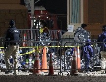 Migrantes venezolanos se entregan a autoridades estadounidenses tras cruzar hacia ese país desde Ciudad Juárez hasta llegar a El Paso, Texas. EFE/L. Torres