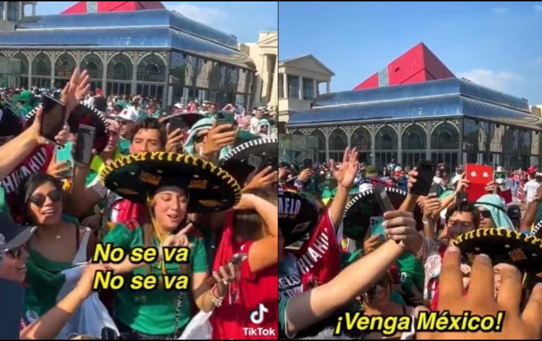 Los mexicanos ponen el ambiente en las calles de Qatar 2022. ESPECIAL