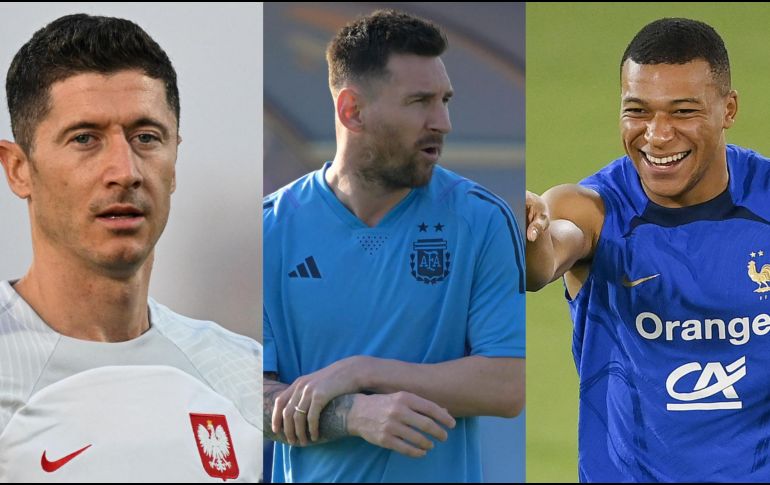 Lewandowski, Messi y Mbappé saltarán a la cancha en Qatar 2022. ESPECIAL