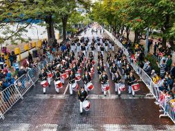 No faltaron los sonidos tradicionales en el desfile. EL INFORMADOR/ A. Navarro