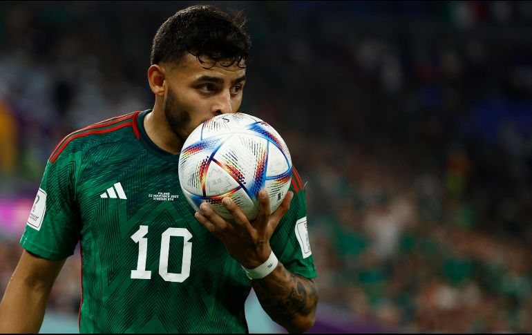 ALEXIS VEGA. Al finalizar el encuentro ante Polonia, el futbolista de las Chivas relató su sentir en ese momento. EFE / J. Méndez