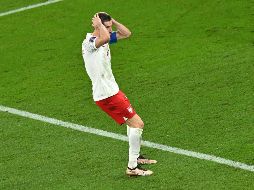 El polaco Robert Lewandowski falló este martes el penalti que le pudo dar la victoria a los suyos frente a México. AFP / G. Kirk