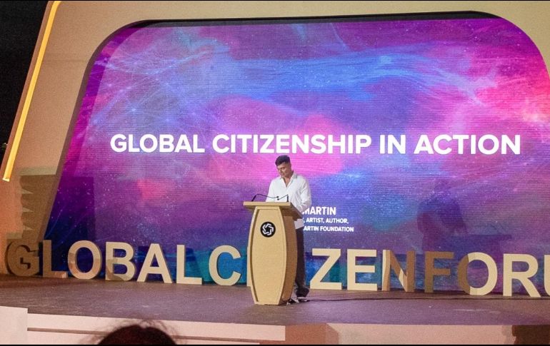 Ricky Martin y la Fundación Ricky Martin participaron esta semana en la Cumbre Anual del “Global Citizen Forum” en Ras Al Khaimah, Emiratos Árabes Unidos. CORTESÍA