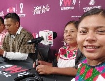 Los pueblos con lengua náhuatl, zapoteco, mixe, chatino y mixteco escucharon las emociones del encuentro México contra Polonia. Especial.