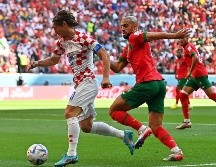 Croacia no pudo descifrar el entramado defensivo de la selección marroquí, que tampoco arriesgó demasiado. EFE/N. Thekkayil