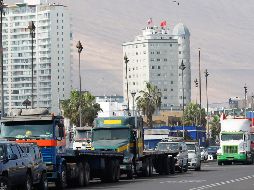 Los transportistas exigen mayor seguridad en las carreteras y disminución en el precio del diesel. EFE / ARCHIVO