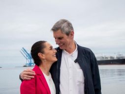 Claudia Sheinbaum y Jesús María Tarriba Unger, en una imagen compartida en redes sociales. INSTAGRAM/@claudia_shein