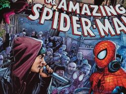 Spiderman contra Eminem. ESPECIAL/Marvel Comics