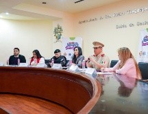 Diversas autoridades municipales de Tlaquepaque participaron en la rueda de prensa para presentar el programa “Operativo Invernal y Decembrino 2022”. ESPECIAL/Gobierno de Tlaquepaque