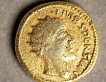 La cara de Esponsiano primero, que fue purgado de la historia por expertos del silgo XIX. Pero investigadores han logrado establecer ahora que fue un emperador romano perdido. BBC News