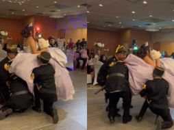 Quinceañera se cae durante su vals. TikTok/ @josealvarado50021