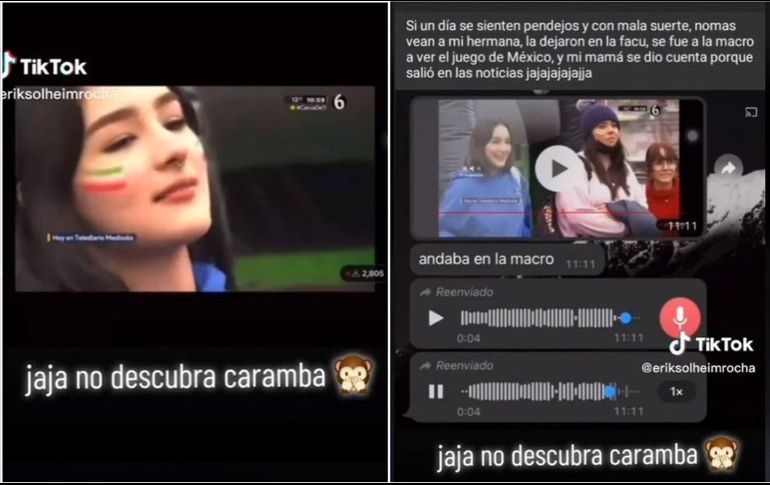 El video de TikTok se ha vuelto viral rápidamente. ESPECIAL