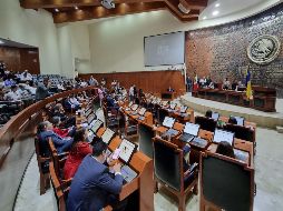 Diputados excluyeron a la fracción de Hagamos del rol para ocupar la presidencia de la Mesa Directiva. EL INFORMADOR/ RODRIGO RIVAS